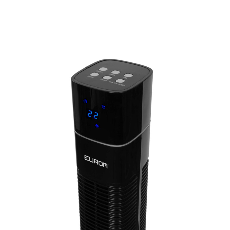 Ventilateur colonne Towerfan 120 noir 60 W EUROM