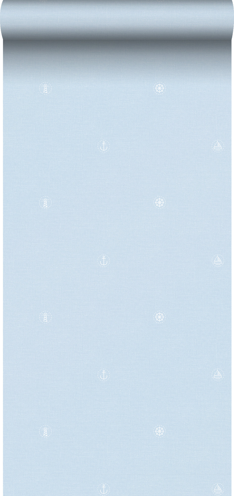 Sanders & Sanders behang symbolen blauw - 53 cm x 10 m - 640573
