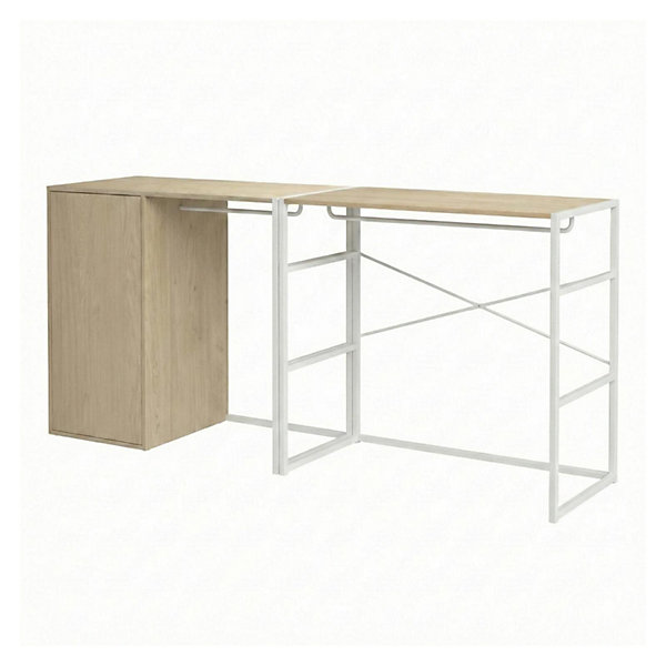 Lot de 2 portants vêtements KADRA sous combles 200x85cm