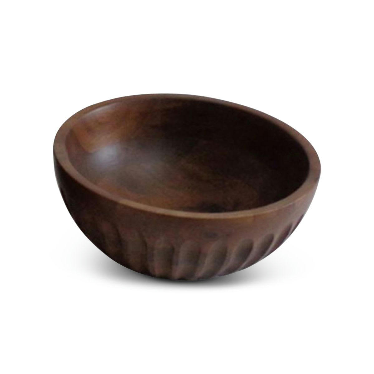 HILO - Bol décoratif en bois de manguier brun foncé Ø20cm