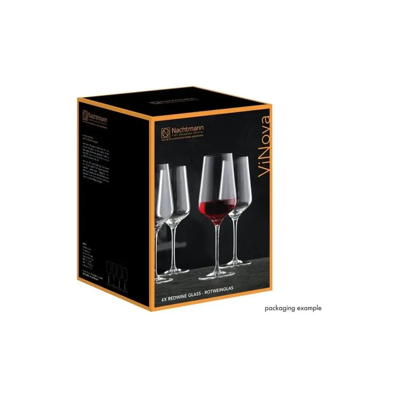 Rotweinglas 4er-Set ViNova