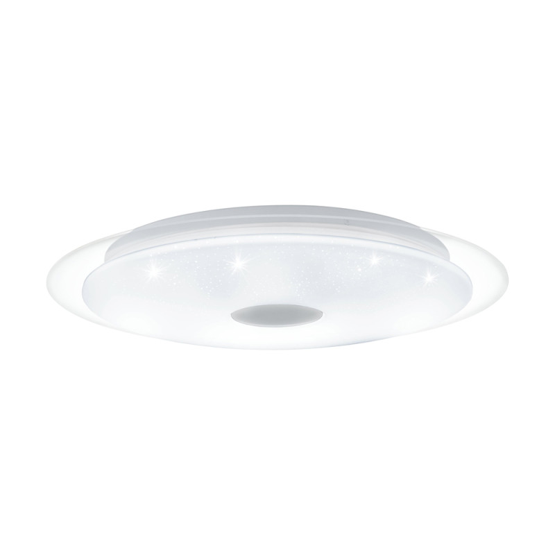 Plafonnier LED Lanciano 1 blanc dimmable Ø 40 cm 18,8 W EGLO