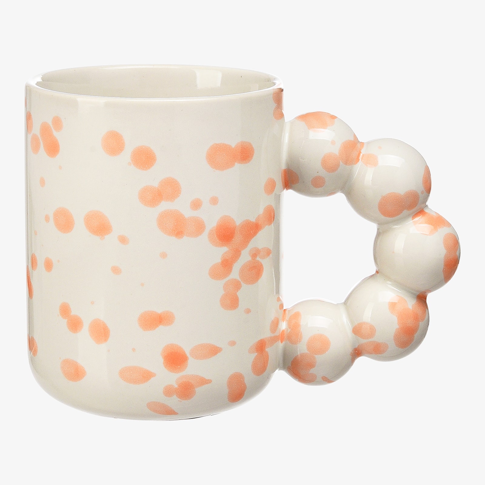 Tasse Spots Orange,B 80 x H 100 x T 80 mm