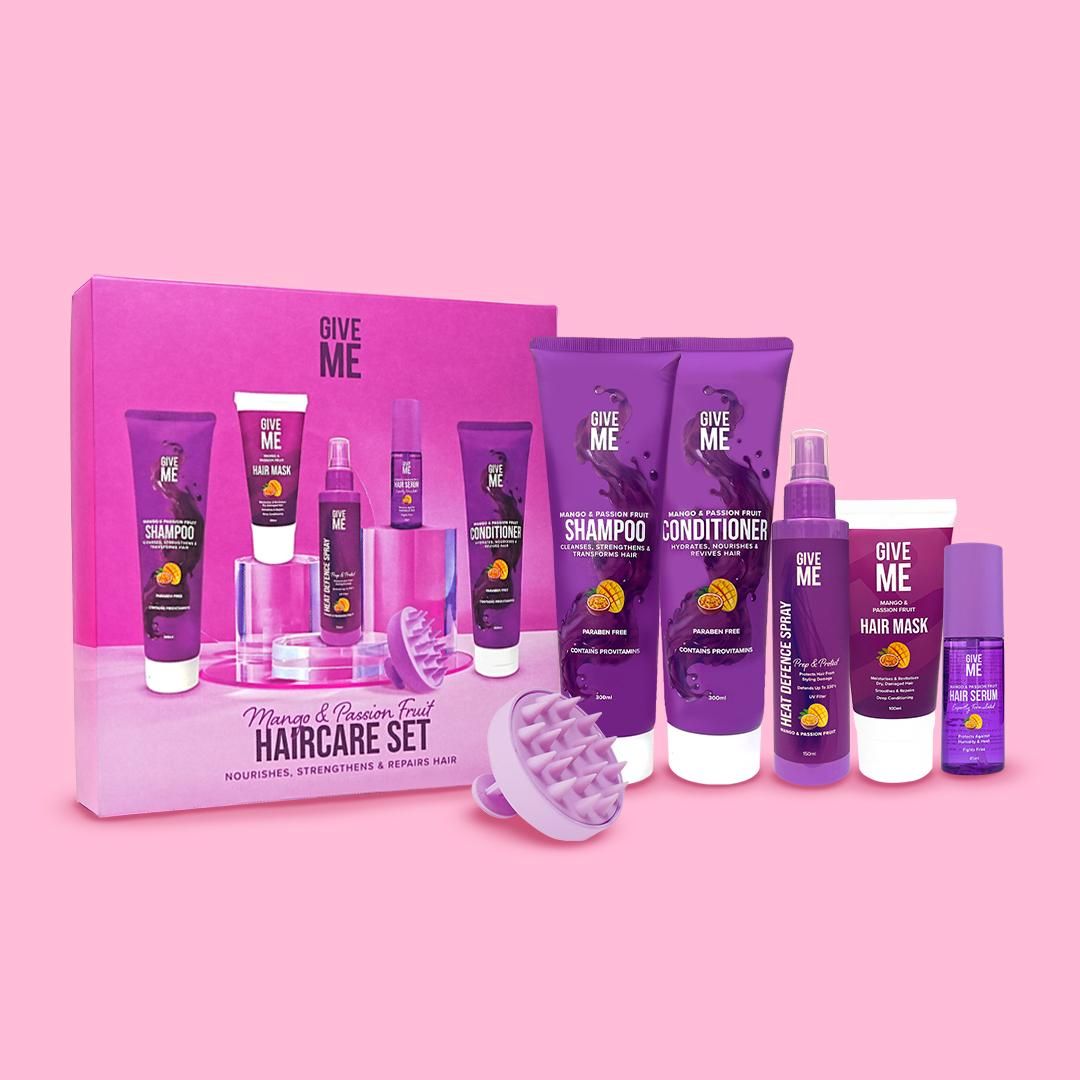 Give Me Full Hair Care Strengthen & Repair Gift Set - Mango & Passion Fruit