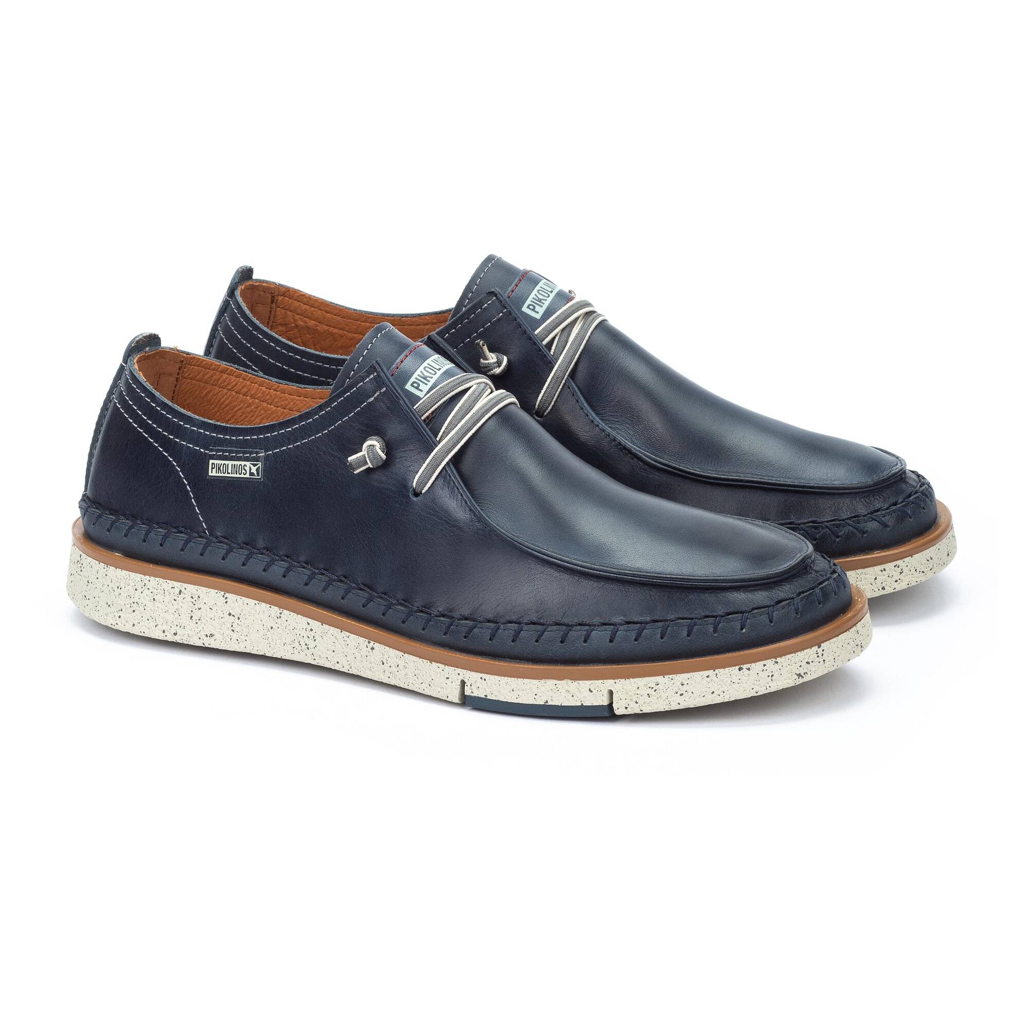 SAN JUAN - Zapato de cordones con cierre elástico para hombre