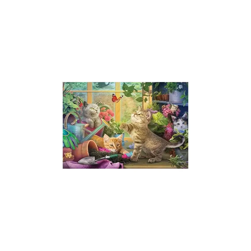 Puzzle 200-teilig Verspielte Kätzchen