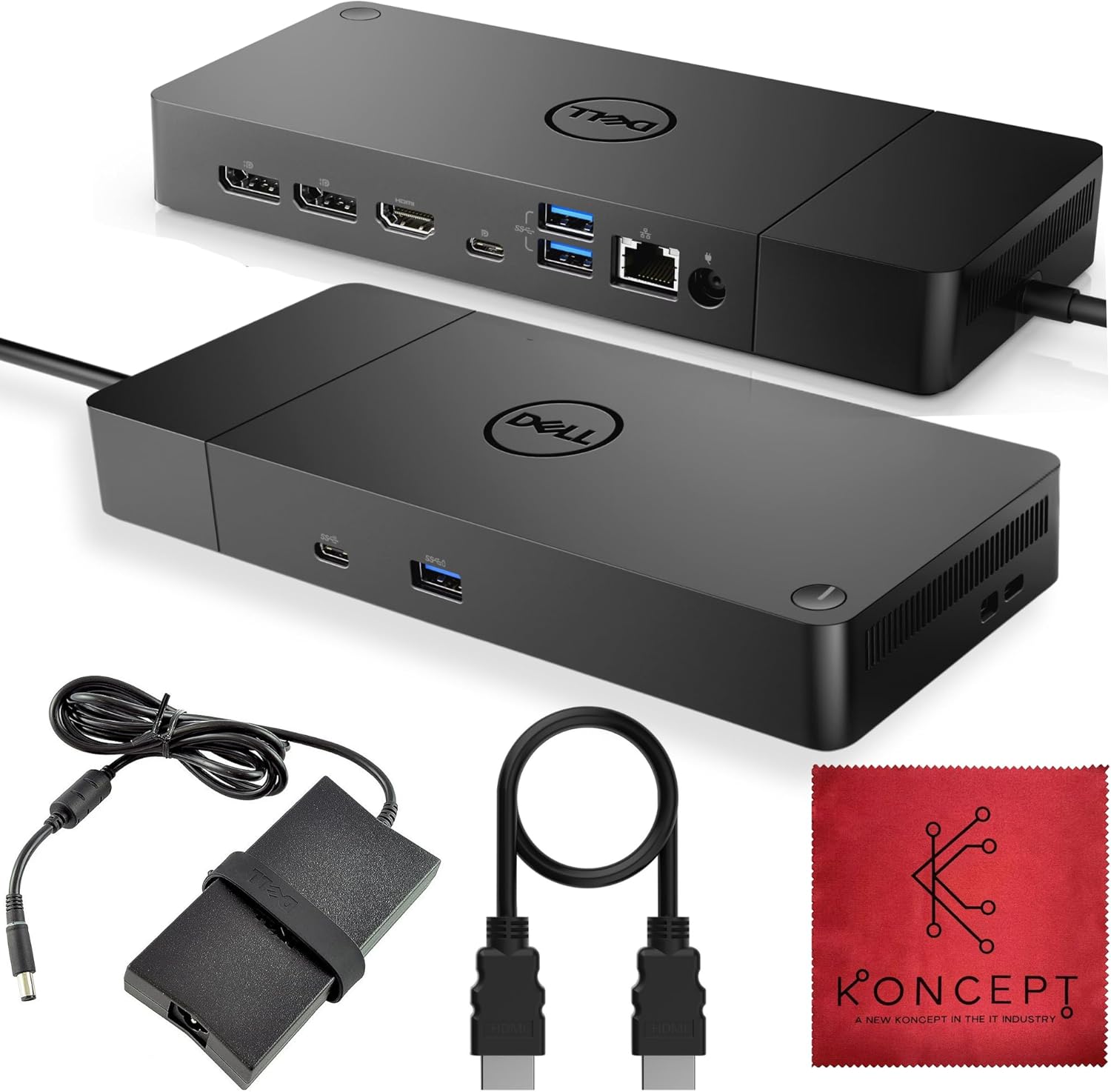 Dell WD19S Docking Station Dual Monitor - Dock Station with 180W + USB Type-C + HDMI+ Dual DisplayPort - Ultimate Laptop Docking Station