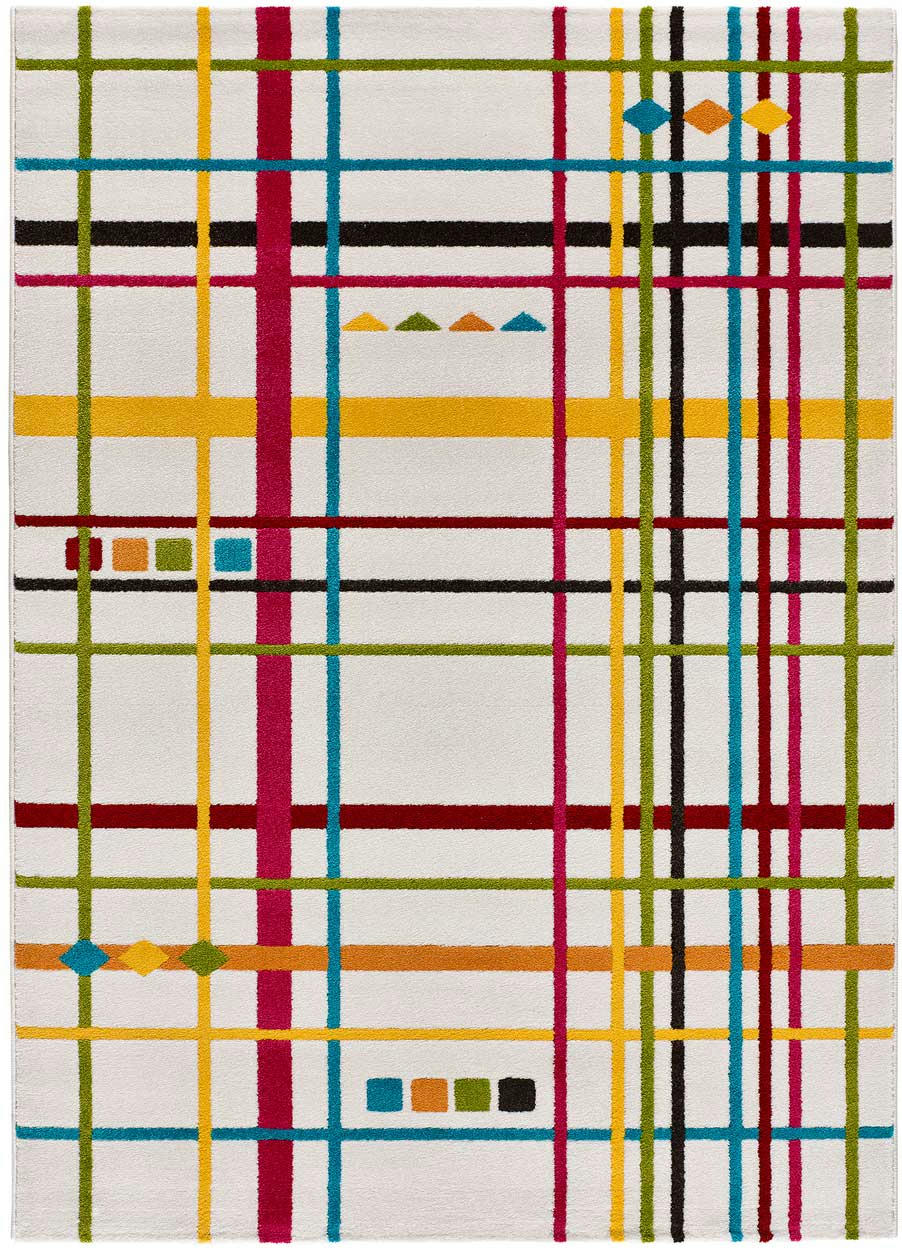 PASTRY - Tapis aux formes géométriques multicolores, 160X230 cm