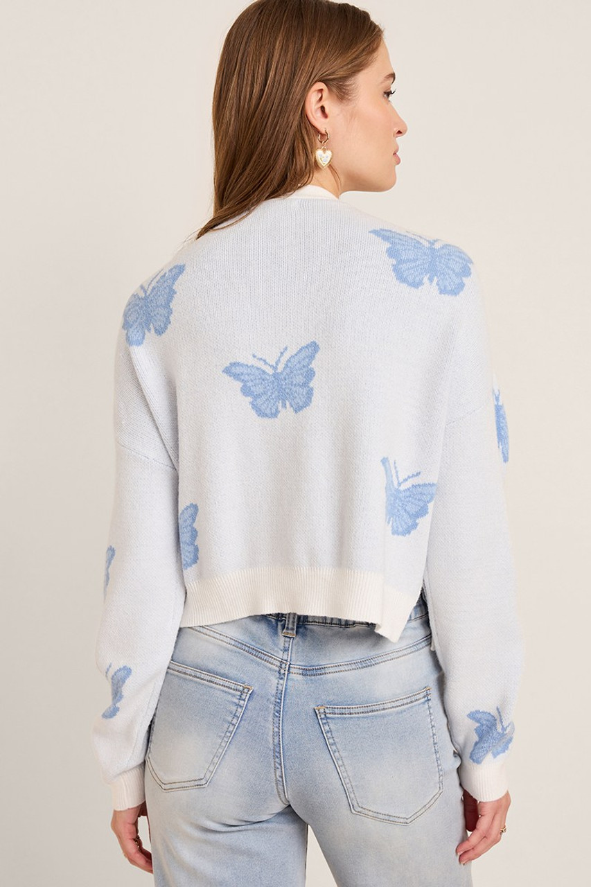 Isabel Butterfly Intersia Cardigan
