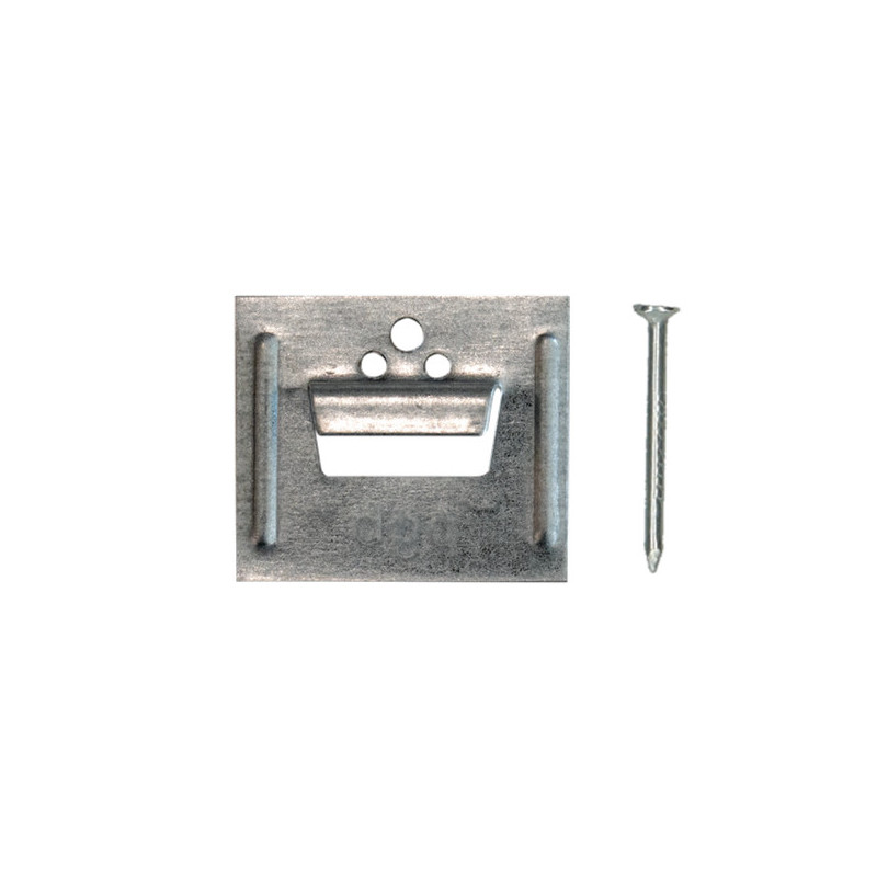 Profilé de serrage type K Ø 3 mm avec clou en acier 250 pièces