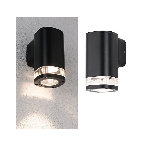 Applique d'extérieur Colum résistant à l'eau de mer IP44 80x153mm max. 20W 230V Anthracite Aluminium