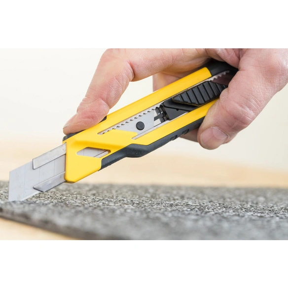 Cuttermesser »STHT10266-0«, für allgemeine Schneidearbeiten, gelb