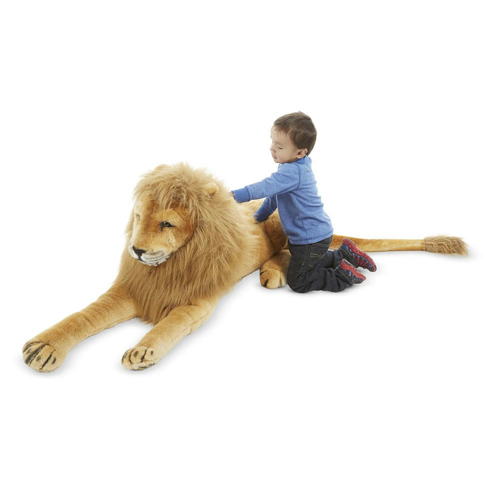 - Peluche géante Lion