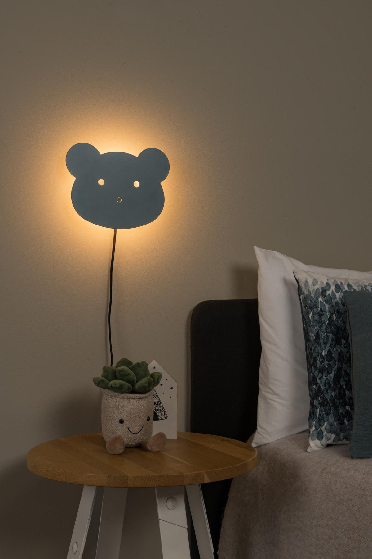 Lucide wandlamp CHARLIE - Geïntegreerde LED - Blauw