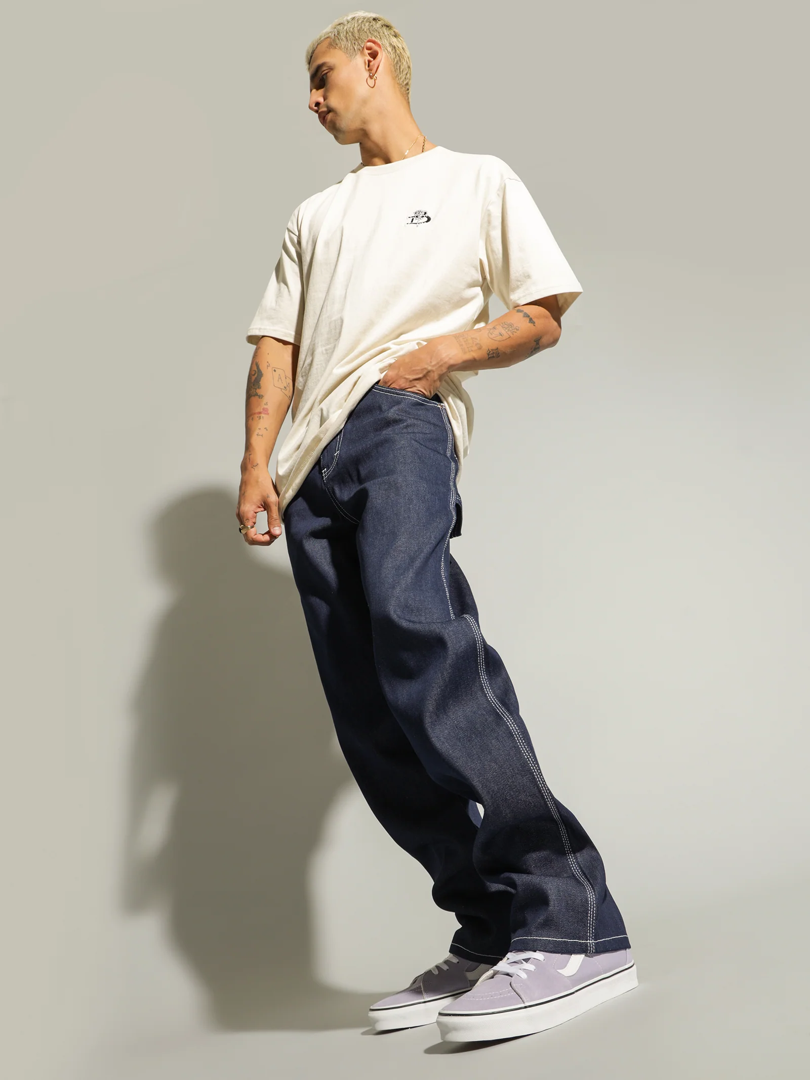 Straight Fit Carpenter Jeans
