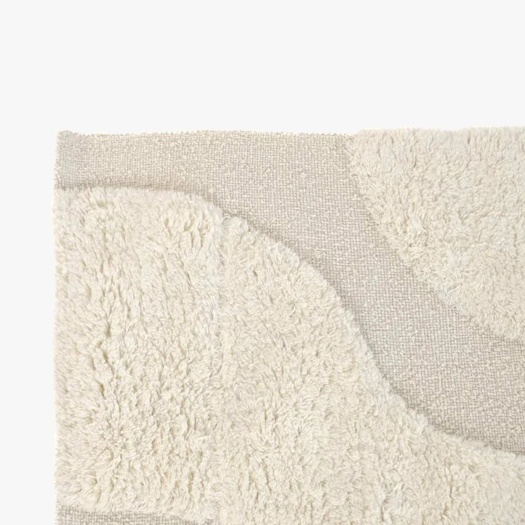 Tapete Lã Branco Padrão 160x230 MALVA