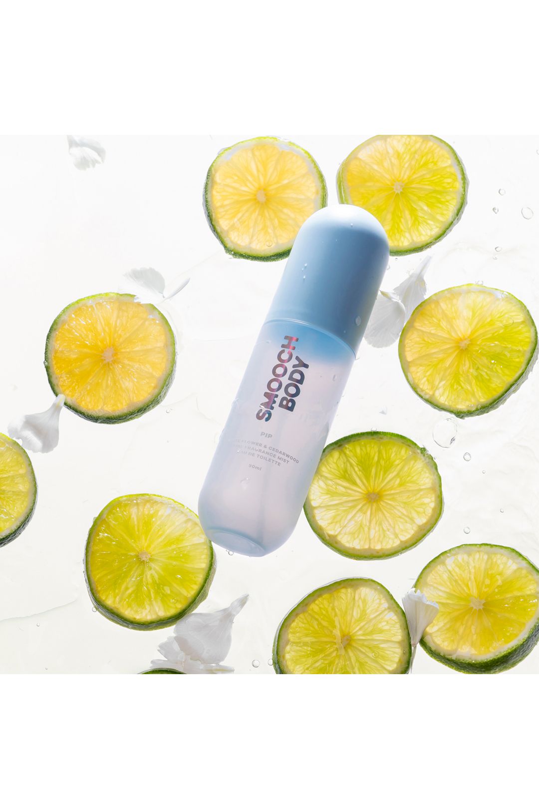 Smooch Body Pip White Flower and Cedarwood Perfume Mist 90ml