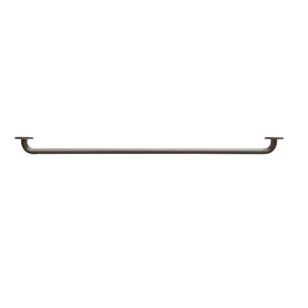 Tringle auto adhésive Extensible Métal Blanc 40-70 cm