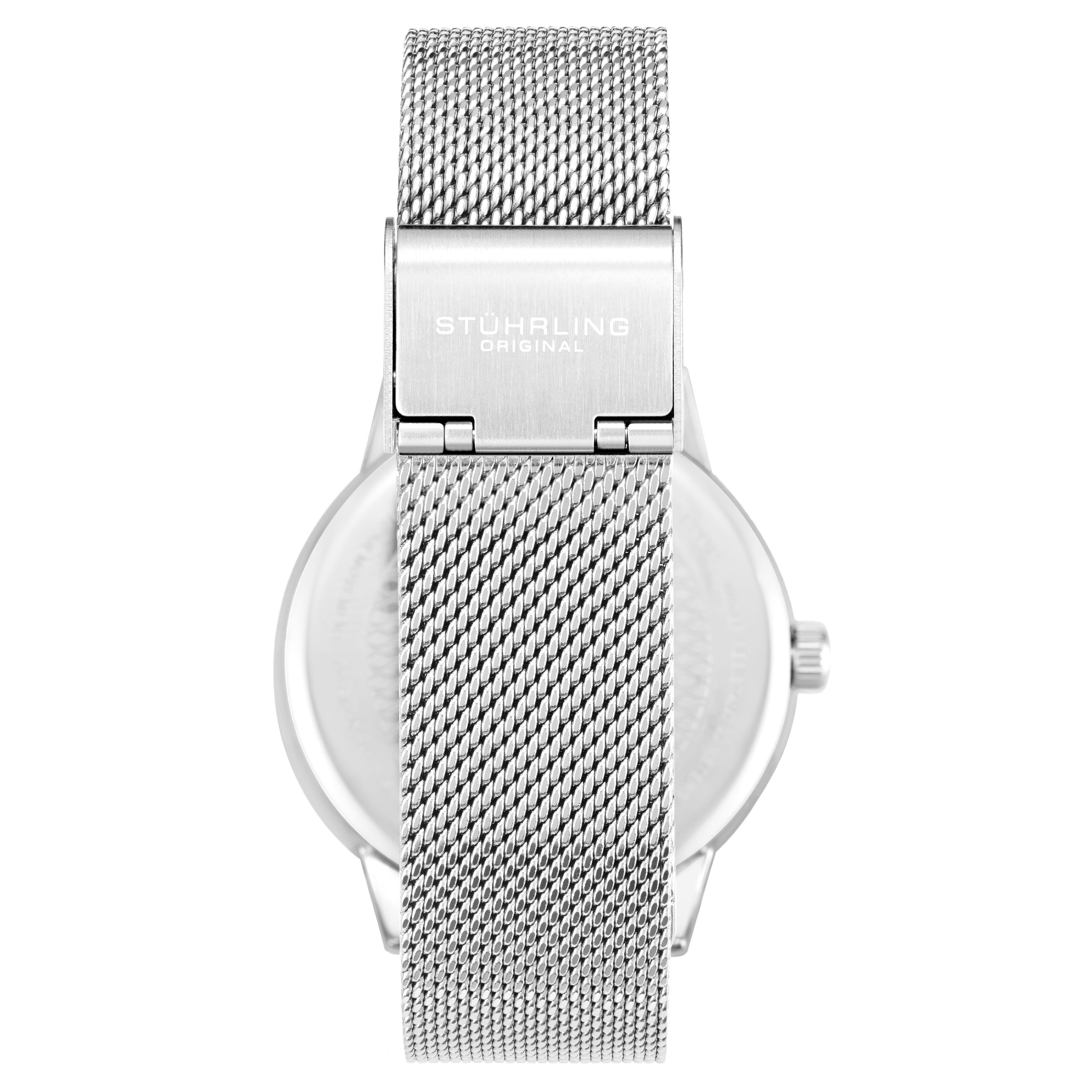 STÜHRLING Original Dorset Quartz 38mm Fashion Watch with Mesh Bracelet