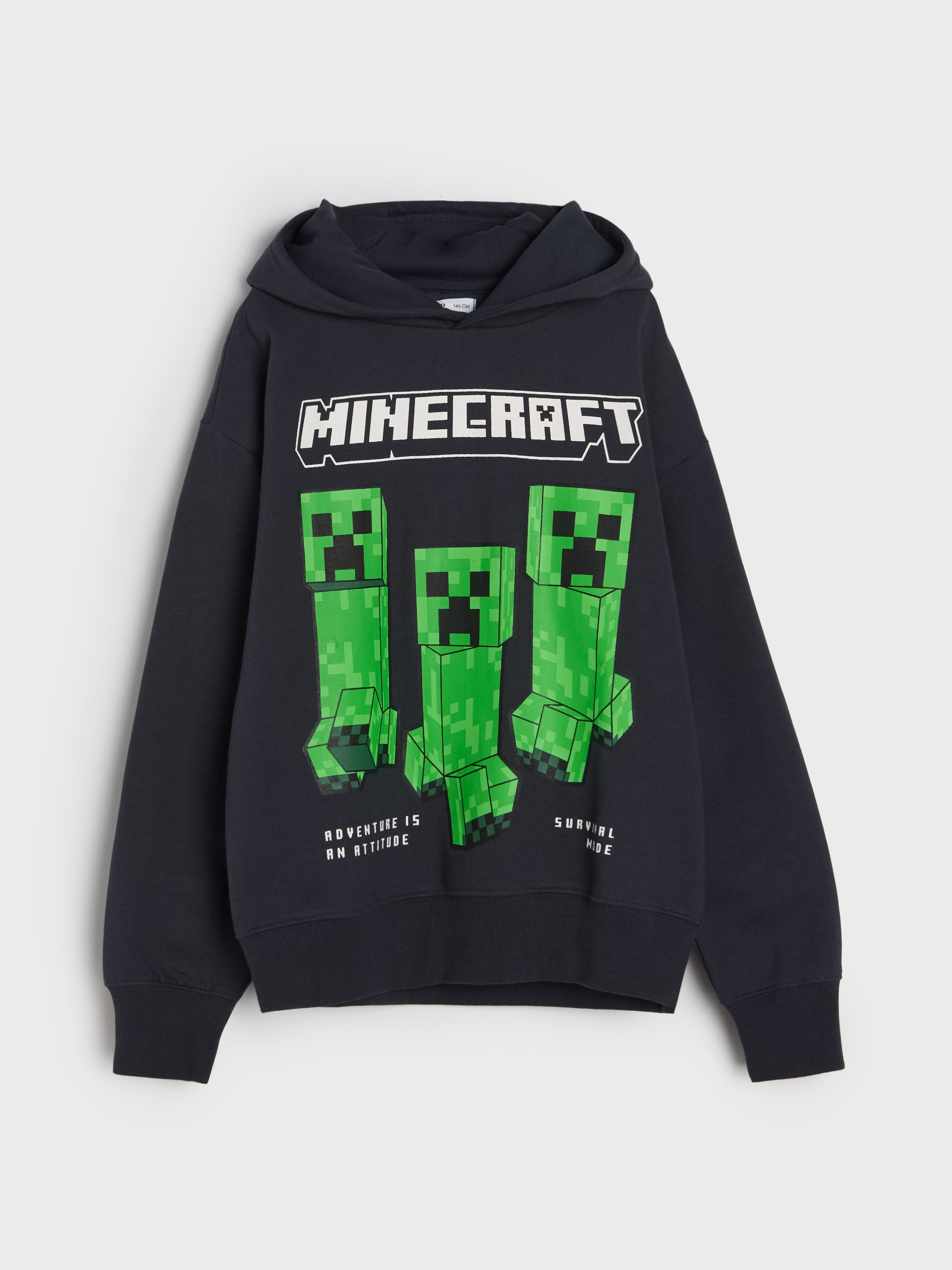 Bluza hoodie z nadrukiem Minecraft