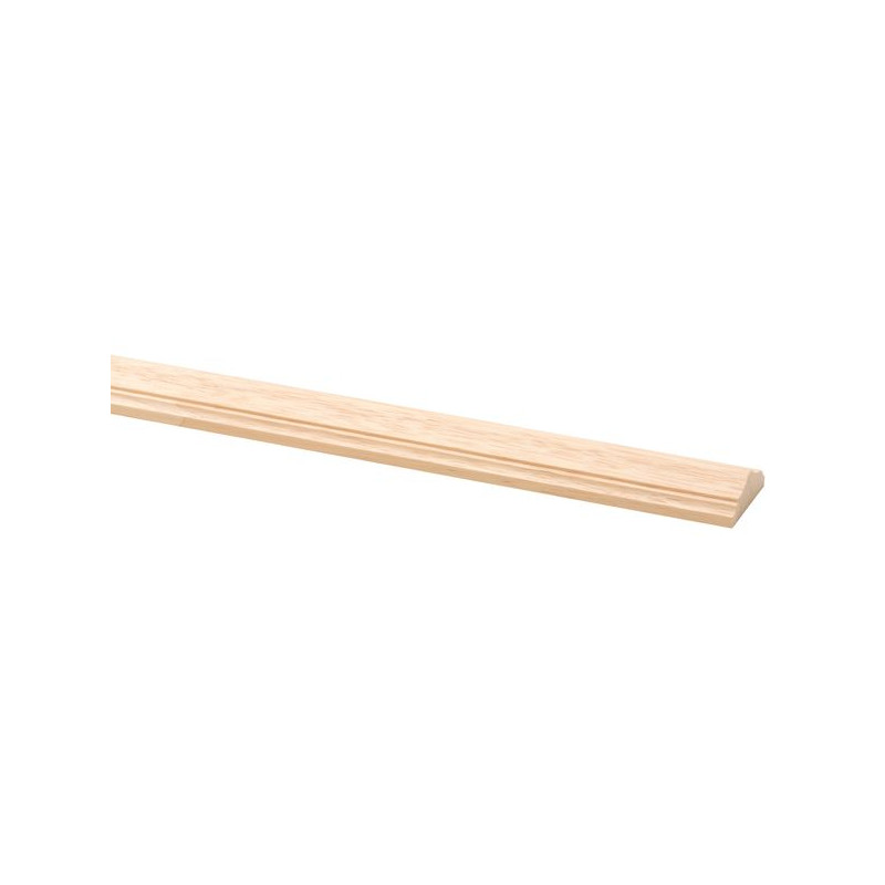 Moulure décorative en marupa 240 x 3,3 x 1,3 cm