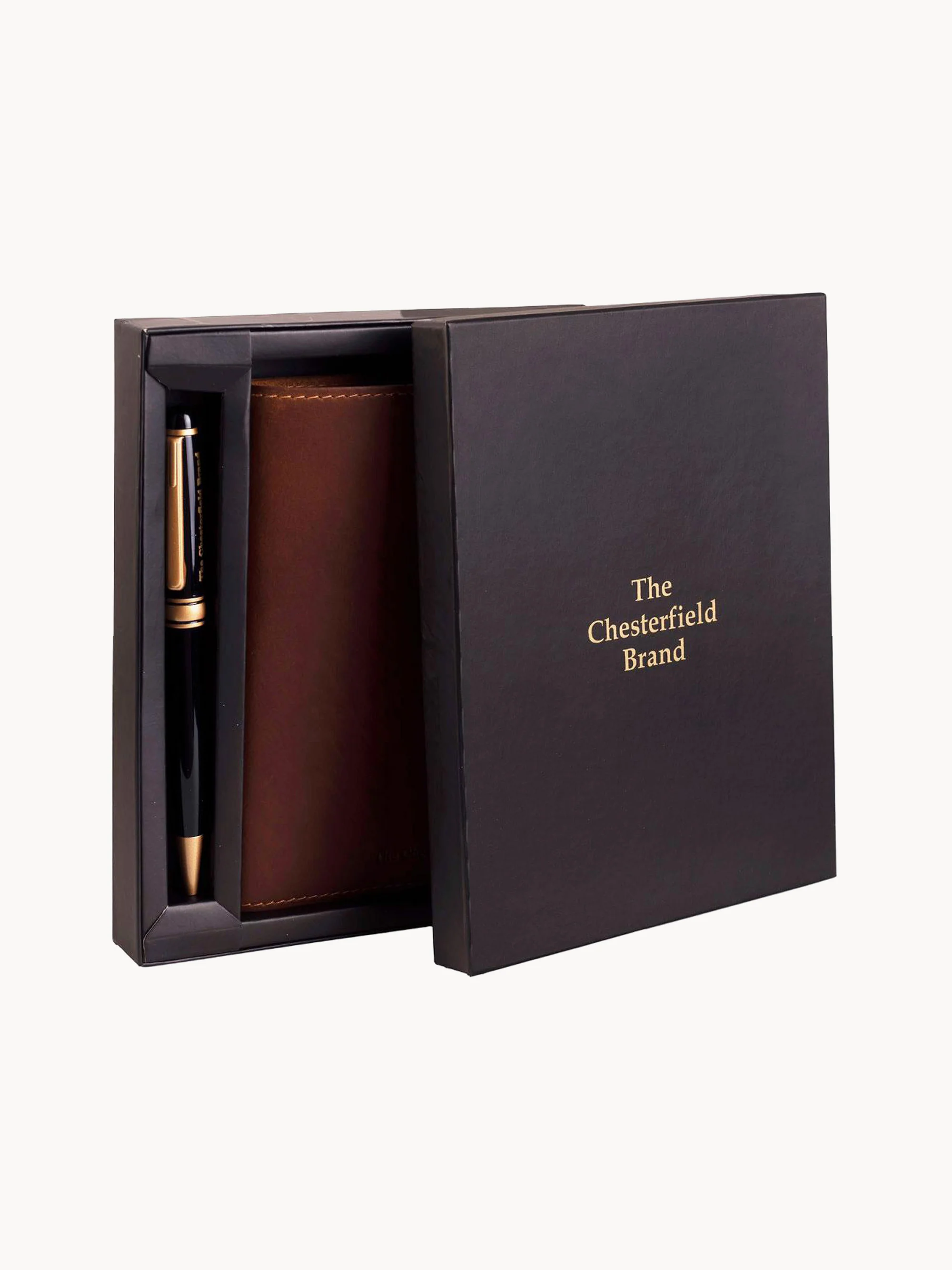 Leder-Schreibmappe mit Stift Cristine