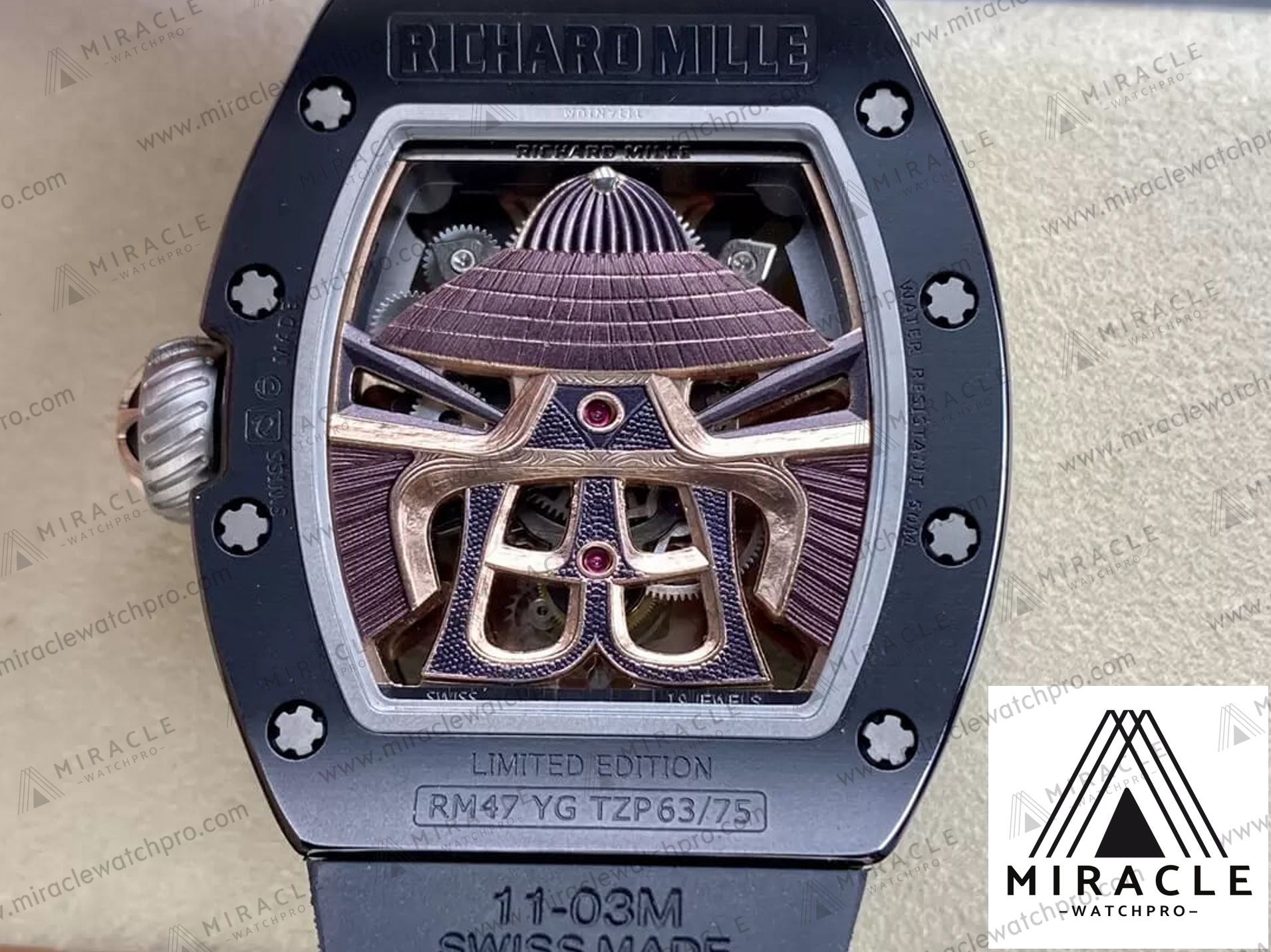 Replica Watch-RICHARD MILLE-ref.RM 47-Elite Clone-42.70mmx50.00mm