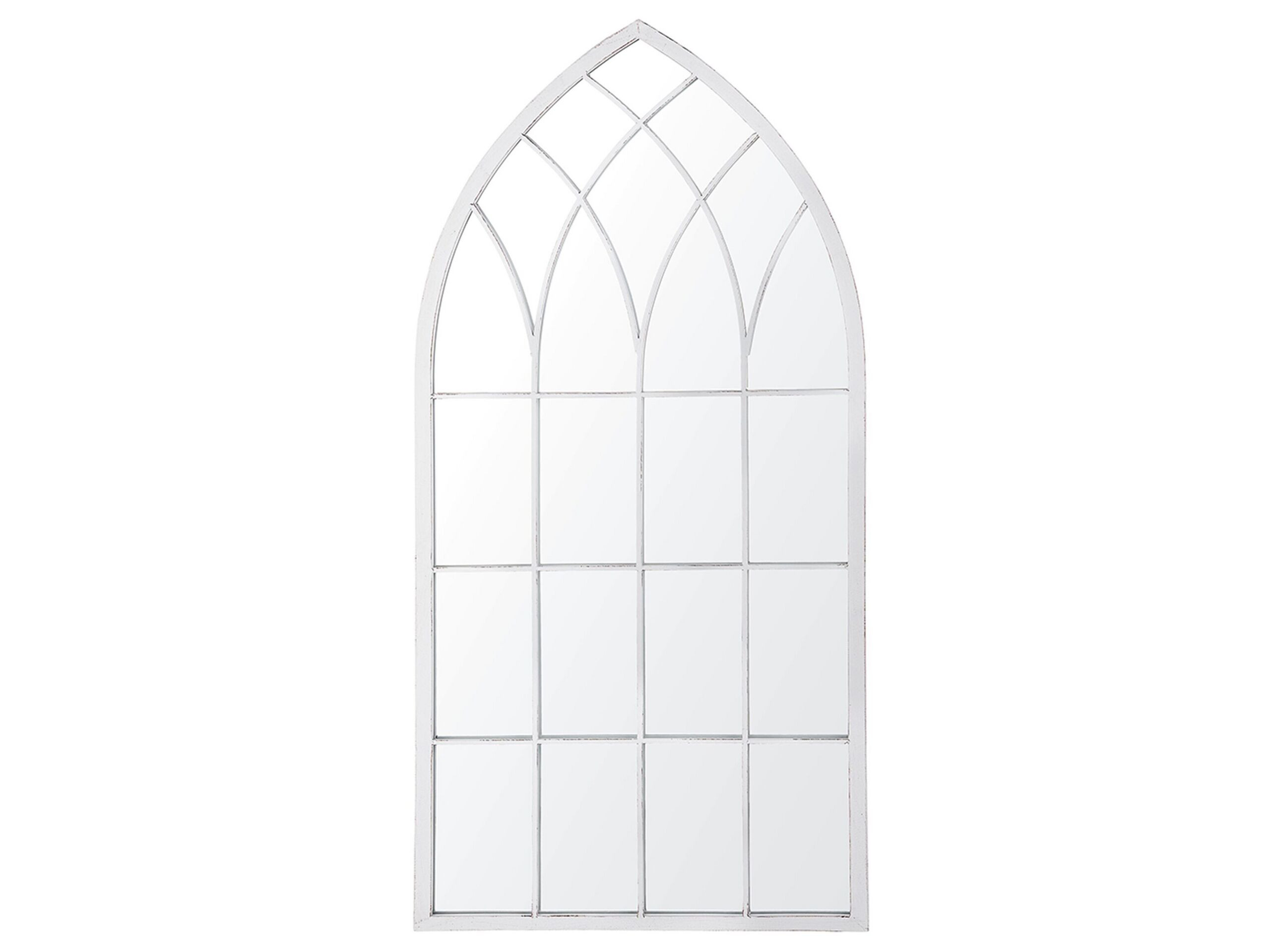Lustro ścienne wiszące 50x115 szare