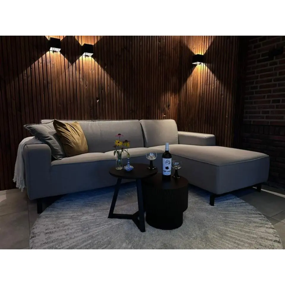 Boavista Sunbrella loungebank chaise longue - Nature Grey - 2-delig