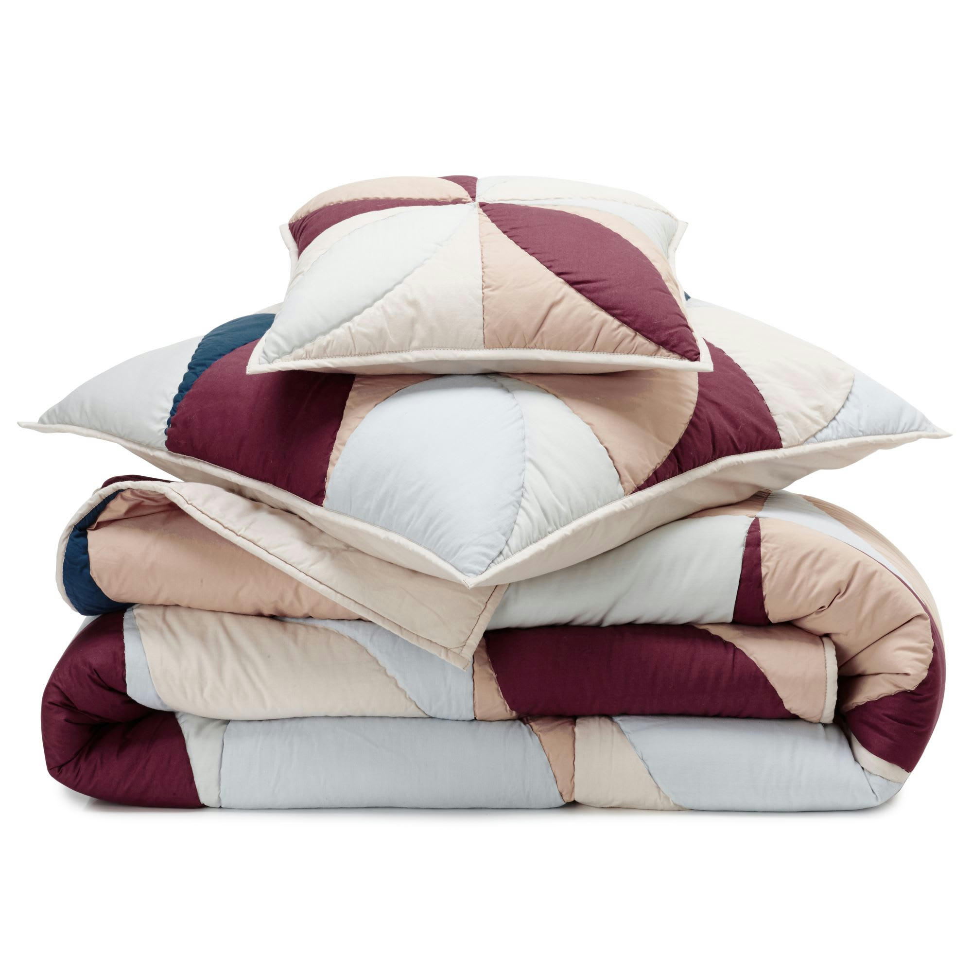 PATCHY - Boutis 250x250 multicolore en coton 100 g/m²