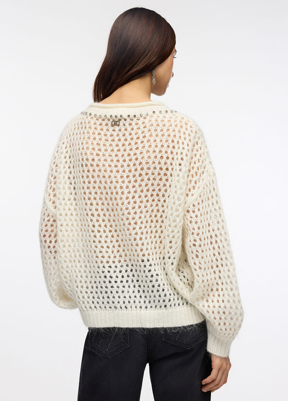 Maglia in lana e mohair