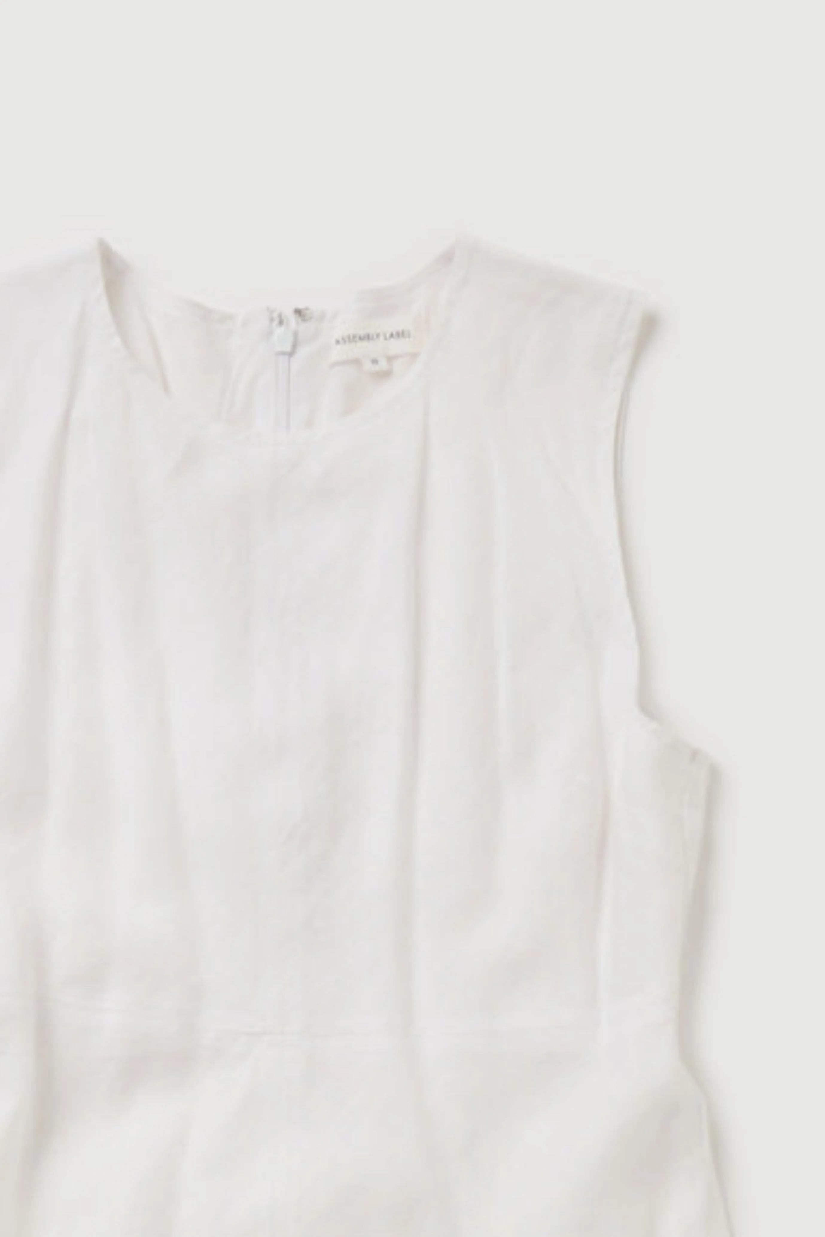 Re-Worn Womens Linen Textured Dress