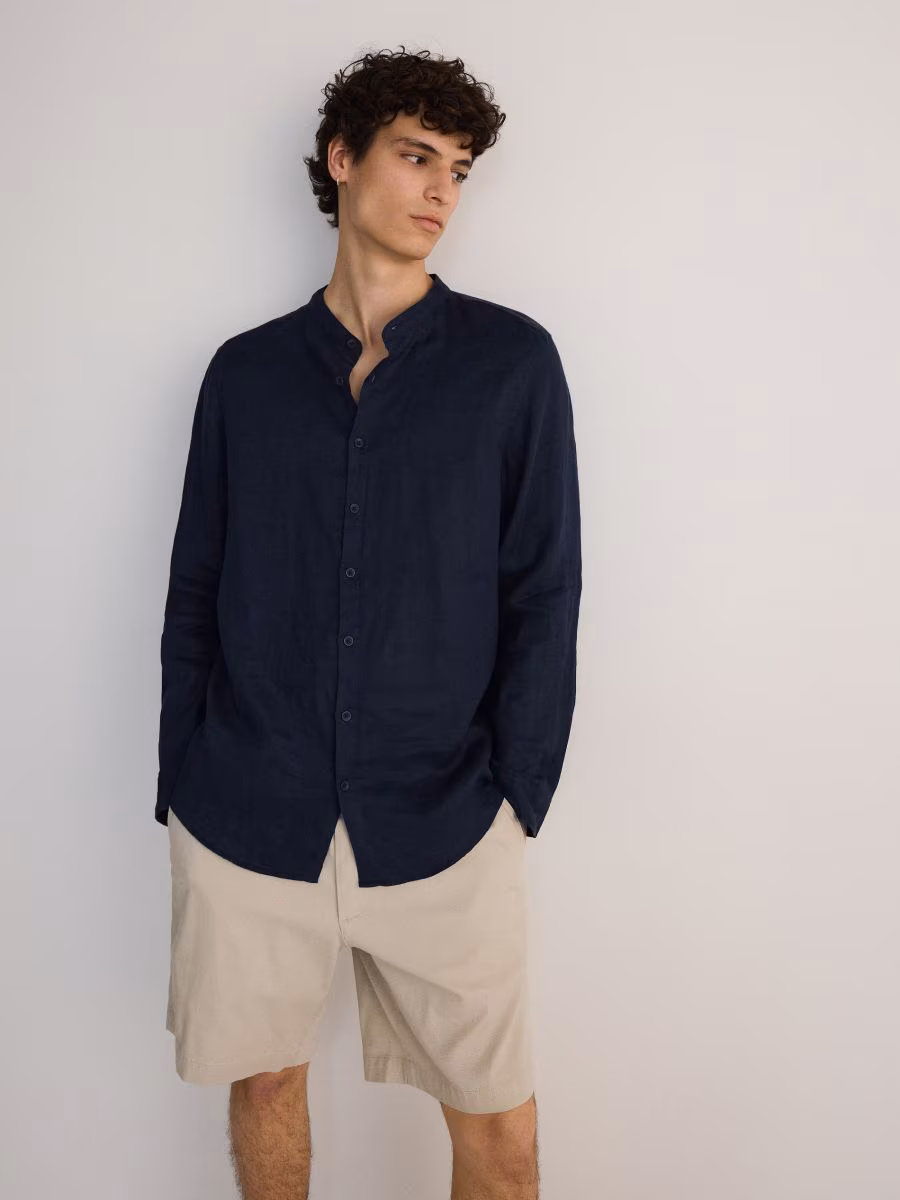 Regular Fit Linen Shirt