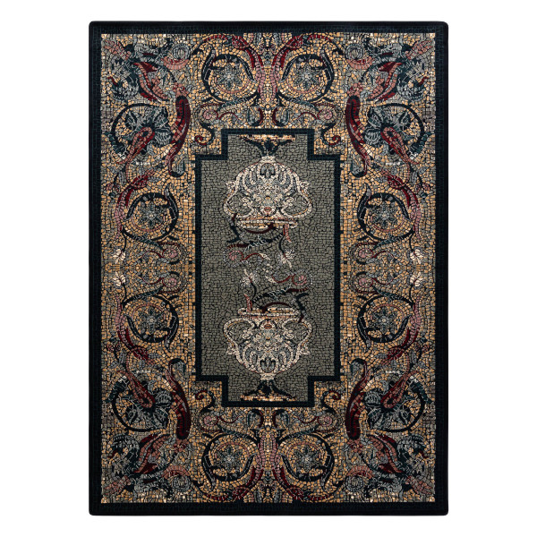 Dywan wełniany POLONIA Mozaika orientalny granat 170x235 cm