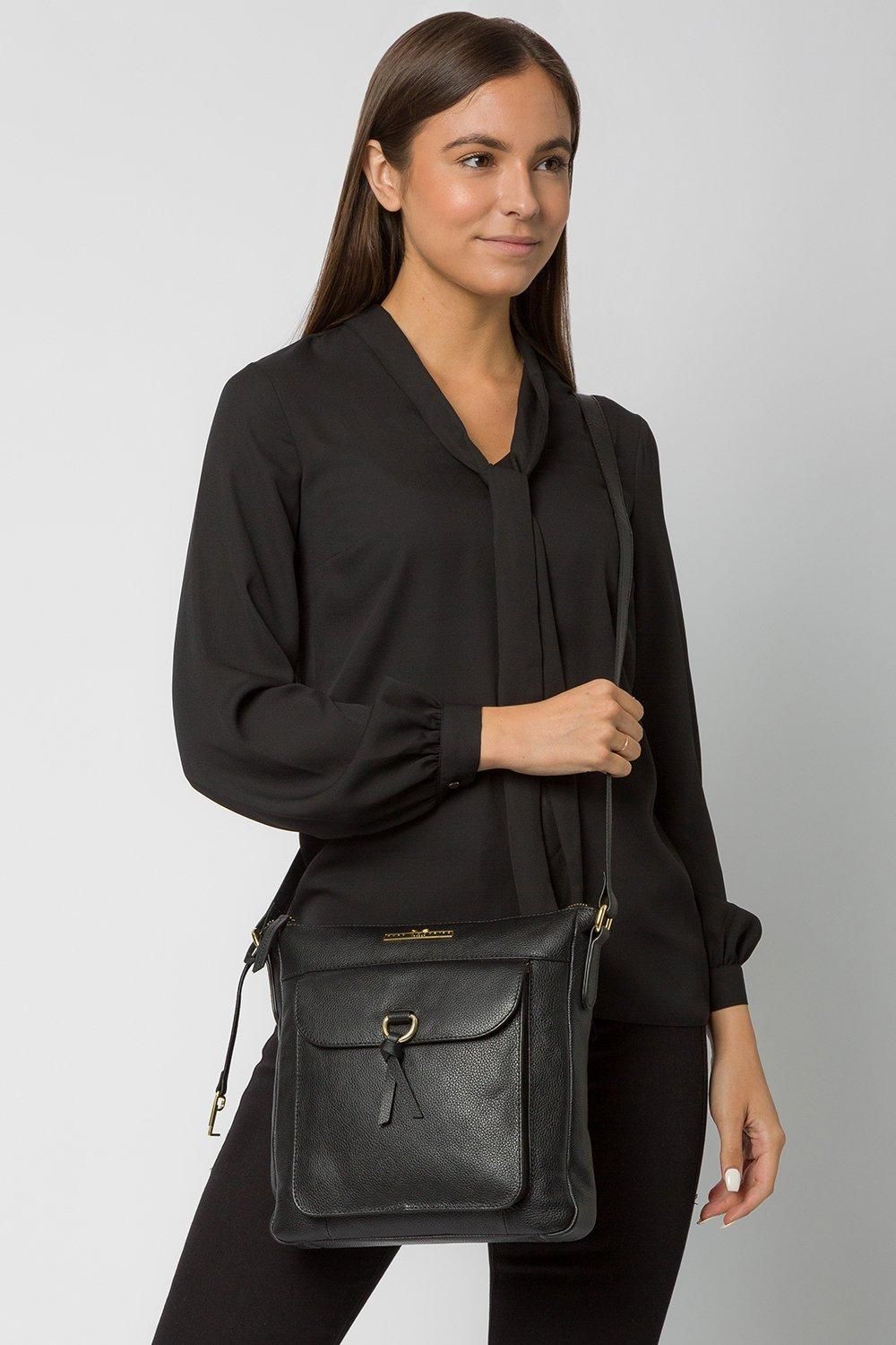 Pure Luxuries London Holbroke' Leather Shoulder Bag