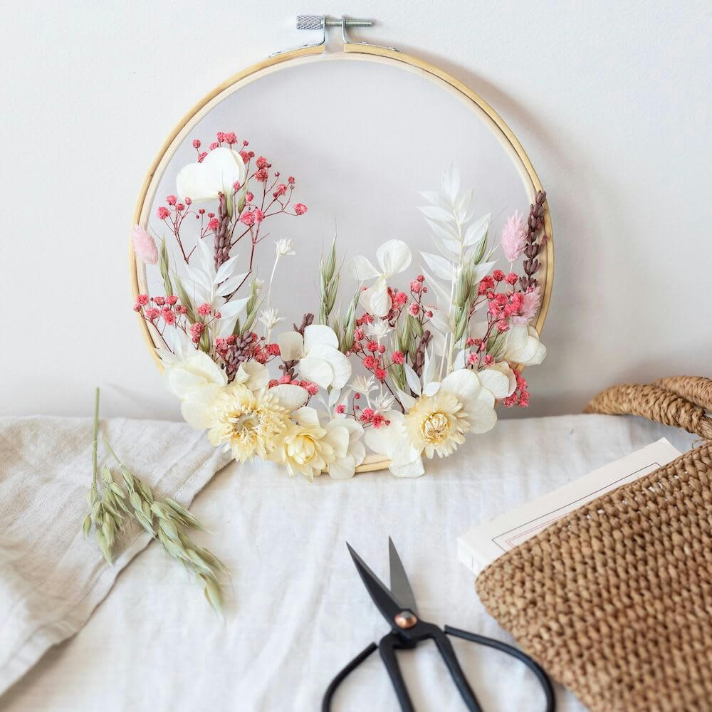 - Kit DIY Tambour fleuri