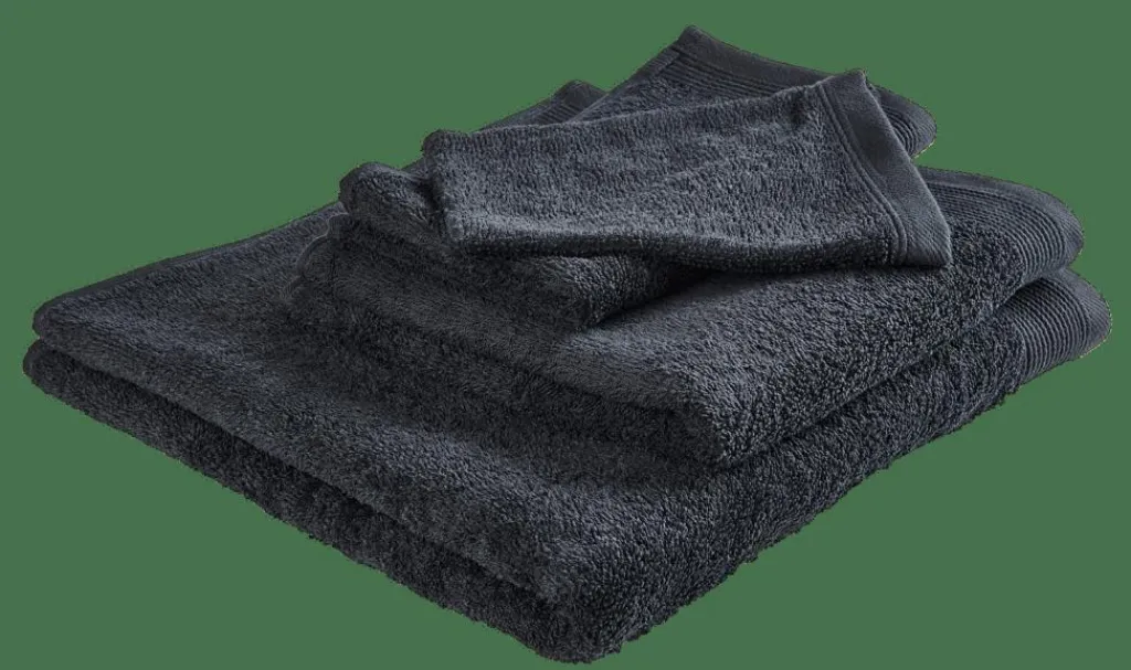 Serviettes D&rsquo;Hôtes^CASA RECYCLE Serviette D&rsquo;hôte Anthracite