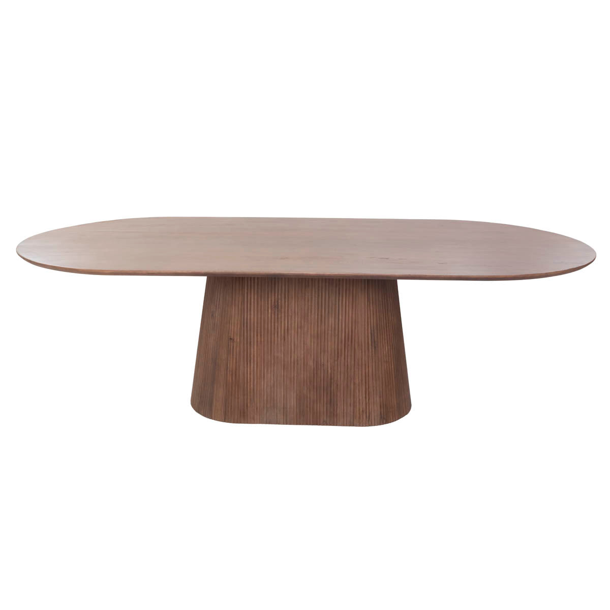 Giga Meubel Eettafel Salvador - Donkerbruin Hout - 160x100x76cm