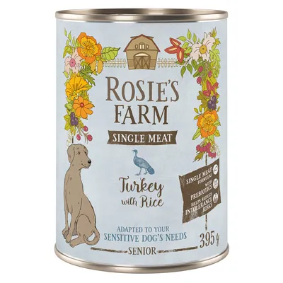 Rosie's Farm Single Meat Senior 6 x 395g