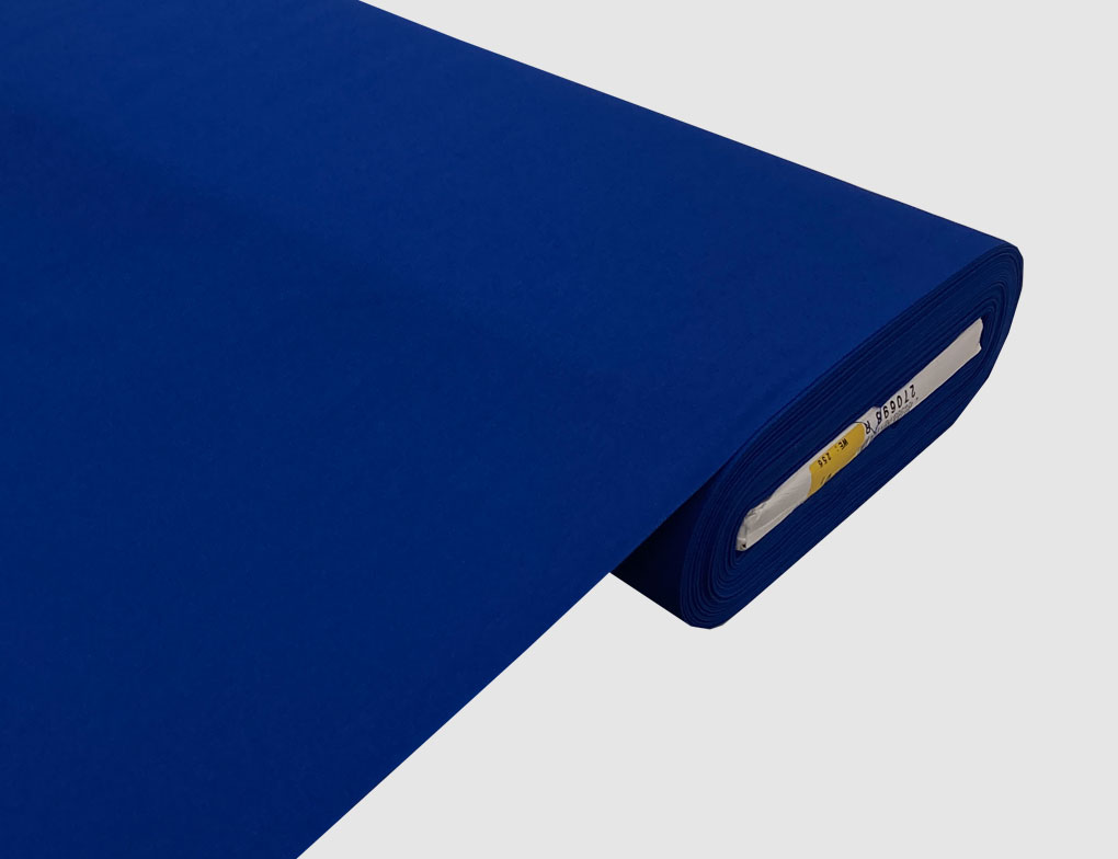 Dekostoff Uni blau
