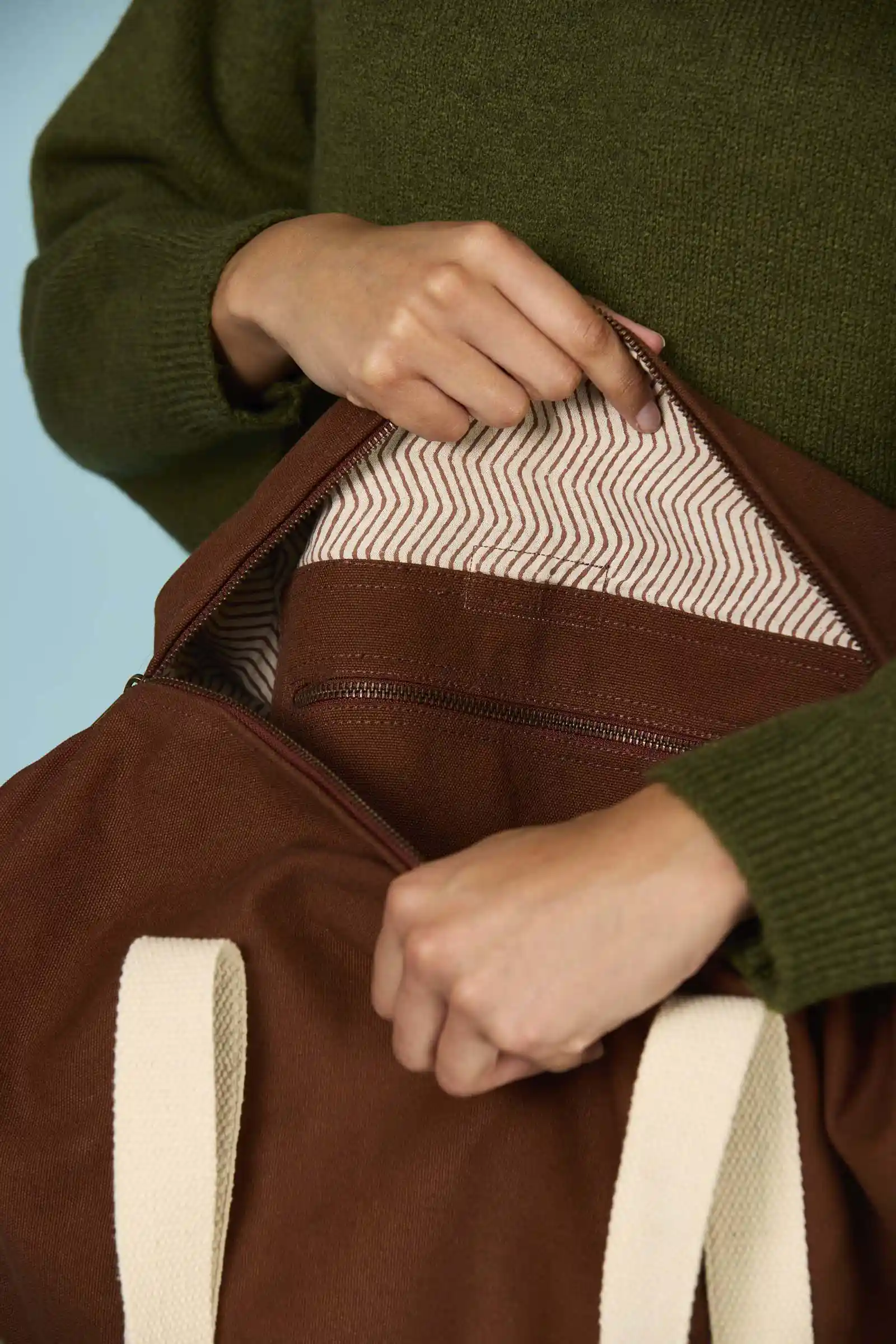 Sac polochon Simon Chocolat
