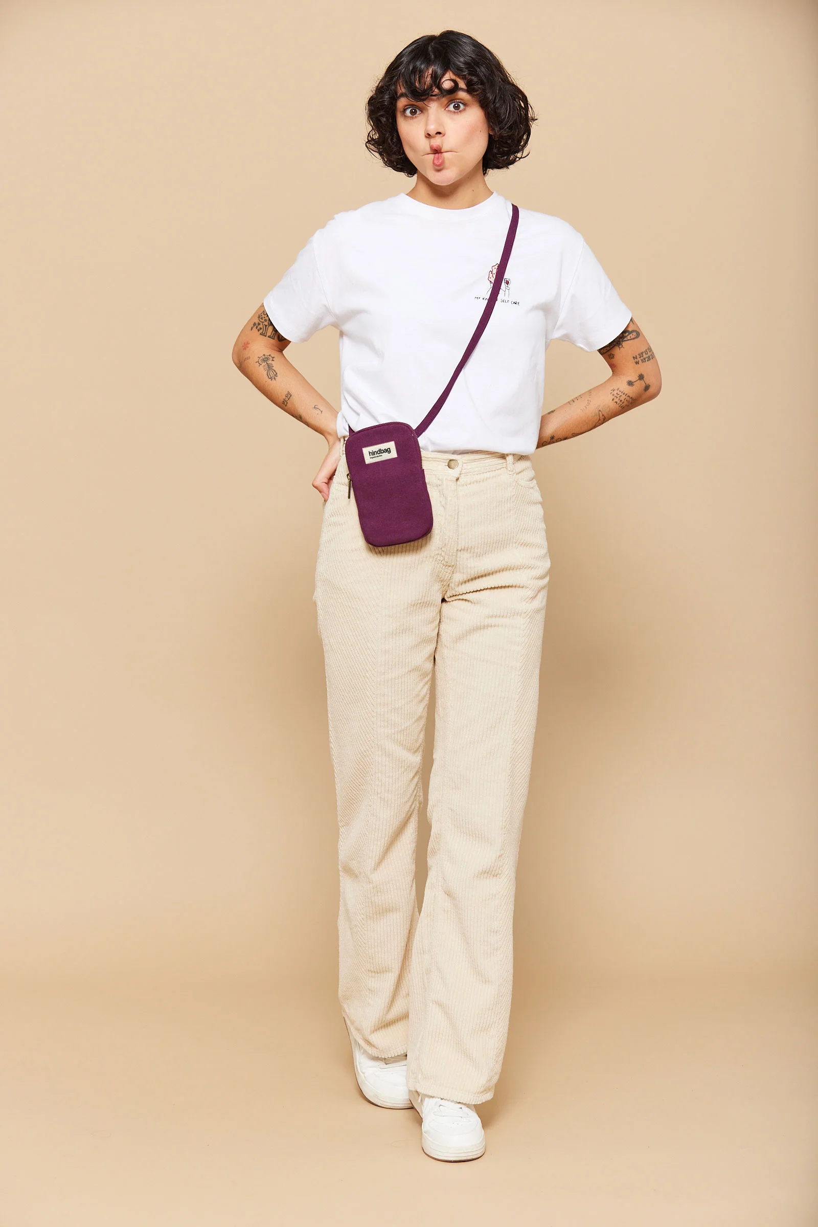 Pochette téléphone Bill Prune