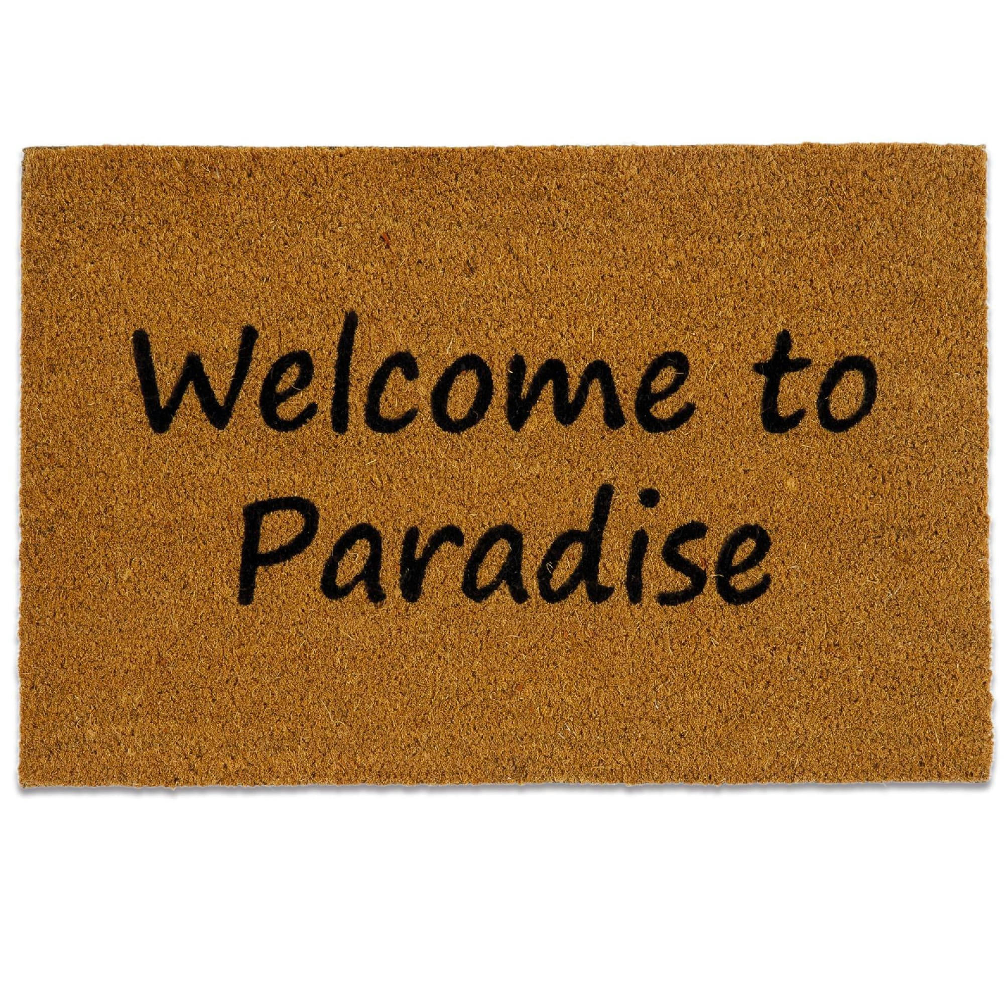 - Paillasson coco welcome to paradise 40x60cm