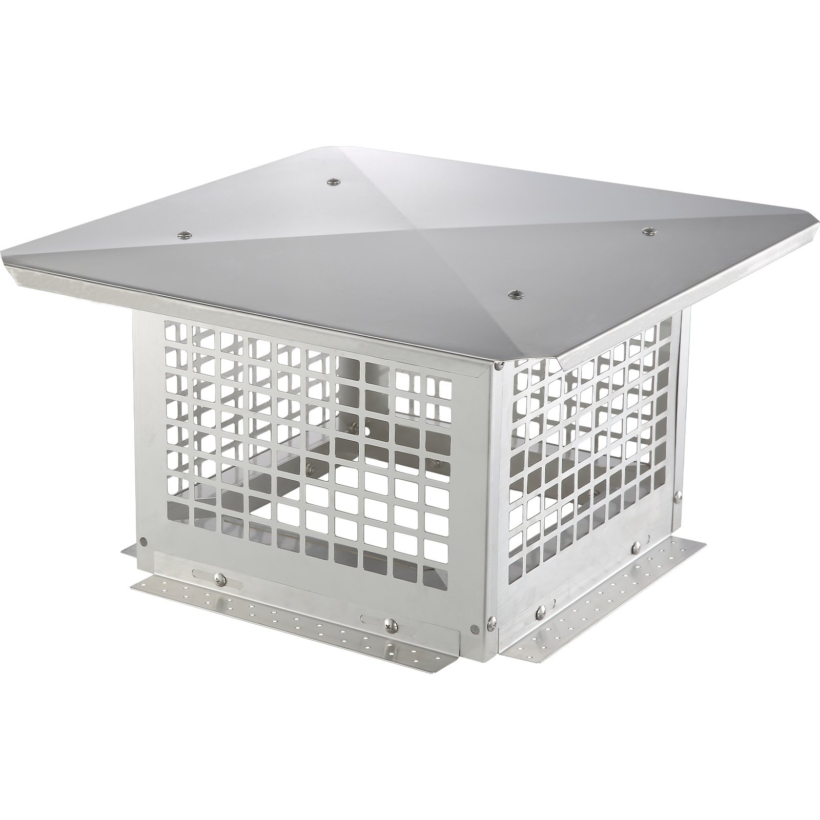 Osłona komina 30x30 cm - stal nierdzewna 304 - łatwy montaż stabilna