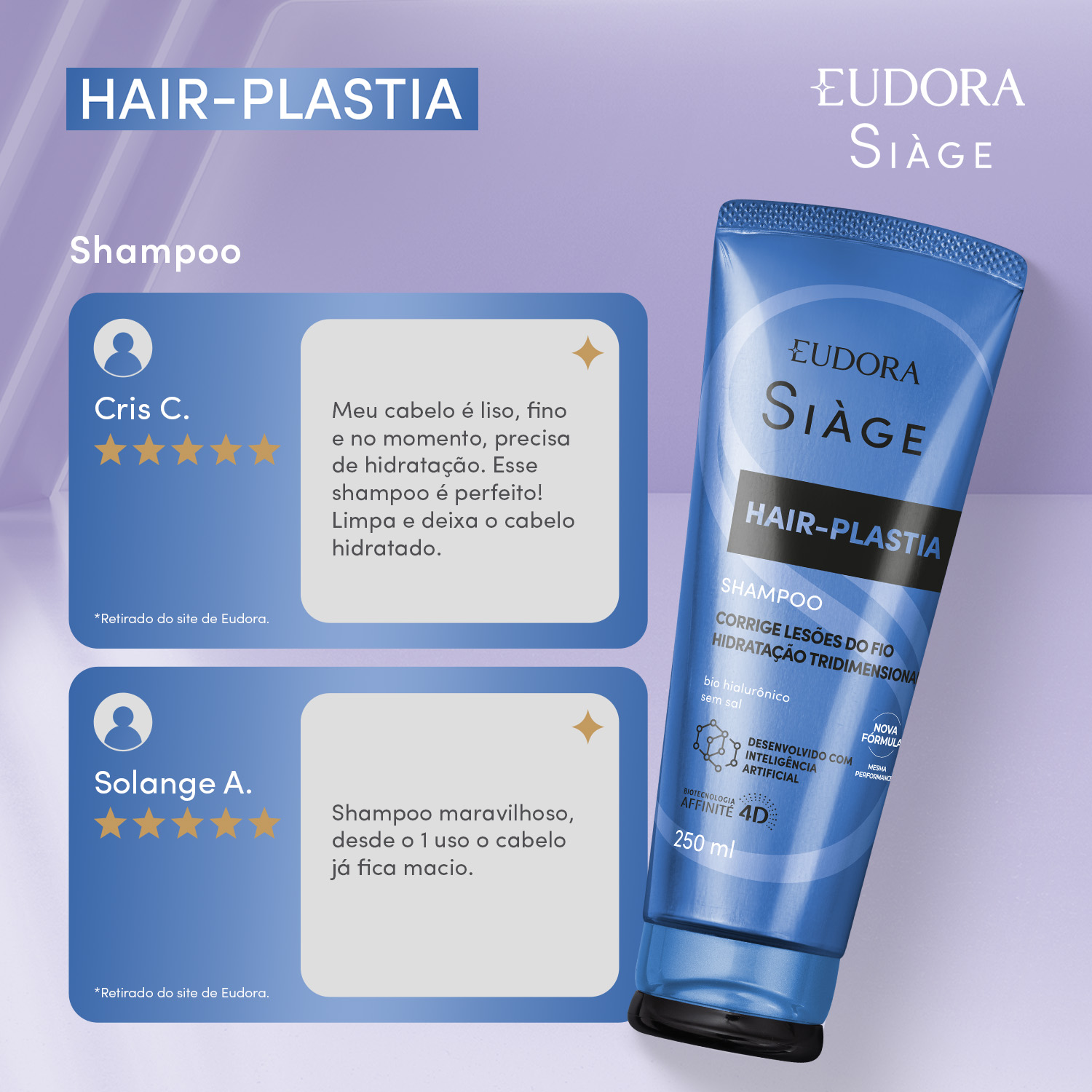 Siàge Shampoo Hair-Plastia 250Ml