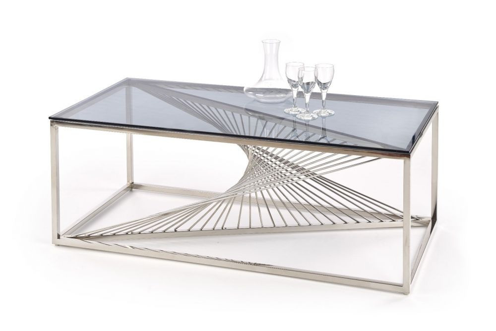 Ława INFINITY 120x60 dymiona/srebrny