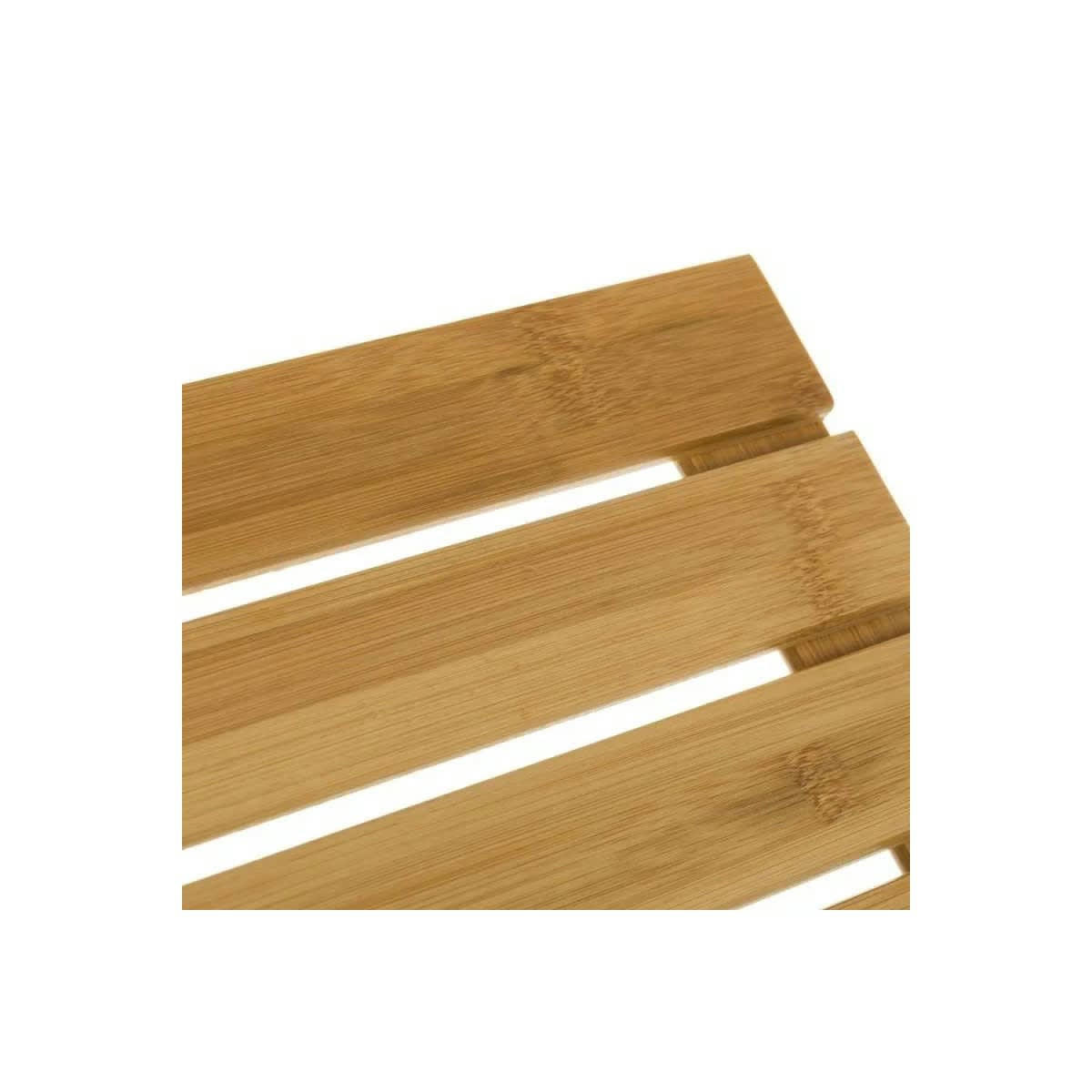 BAMBOU - Caillebotis bambou salle de bain 53,5x35cm
