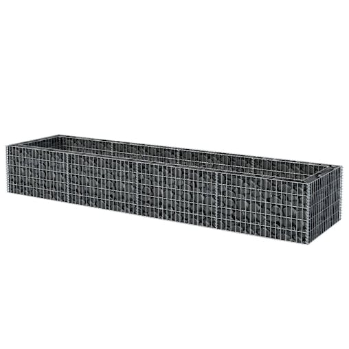 NNEVL Gabion Raised Bed Steel 360x90x50 cm