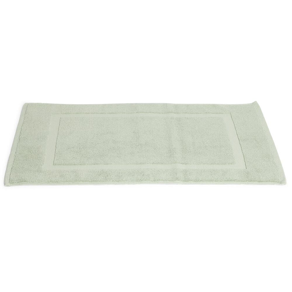 Tapis salle de bain coton vert 70x40 cm
