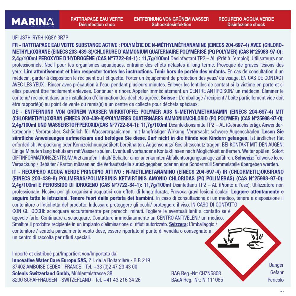 Rattrapage eaux vertes 5L